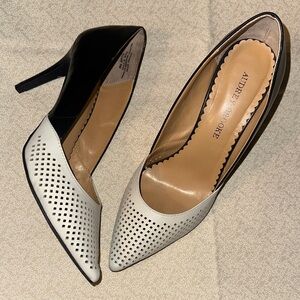 Audrey Brooke Two-Tone Perforated Heels